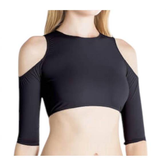 NEW SAUIPE clara bikini crop top in black - Picture 2 of 3